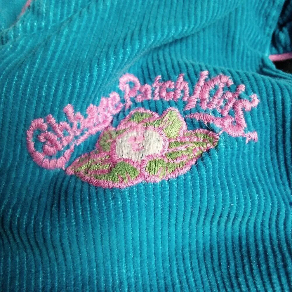 Vintage 80s Cabbage Patch Kids Corduroy Dress Youth Girls 6